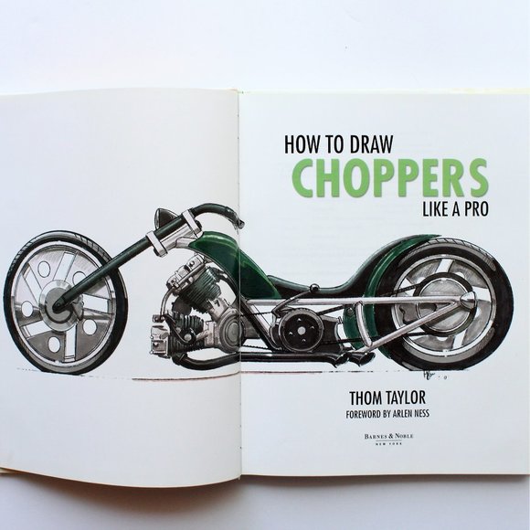Book How to Draw Choppers Like a Pro Thom Taylor - Picture 4 of 12